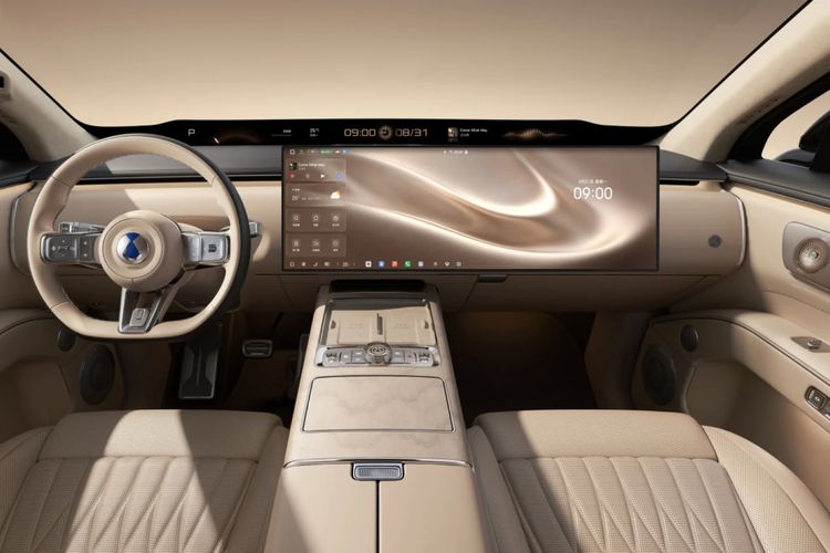 Interior Denza N8, Punya Layar 1,1 Meter dan Head Unit 30 Inci