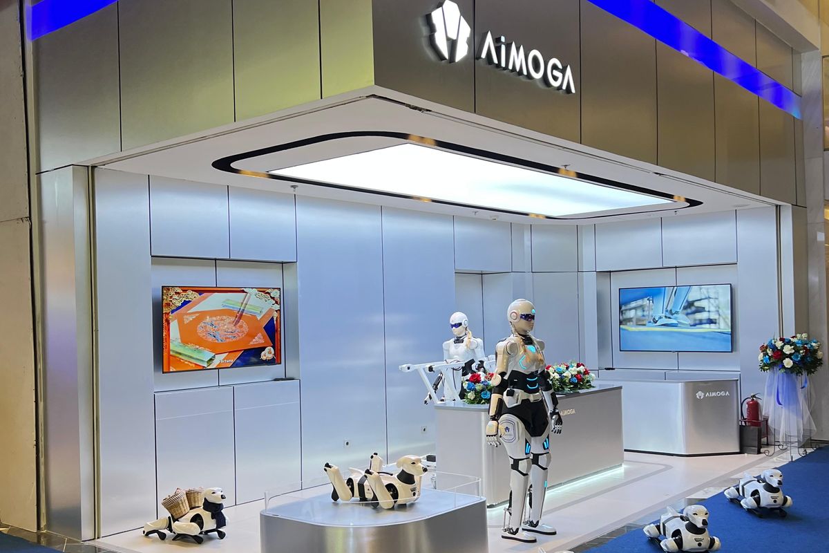 Robot Buatan Chery, AiMOGA Buka Experience Store Pertama di Jakarta