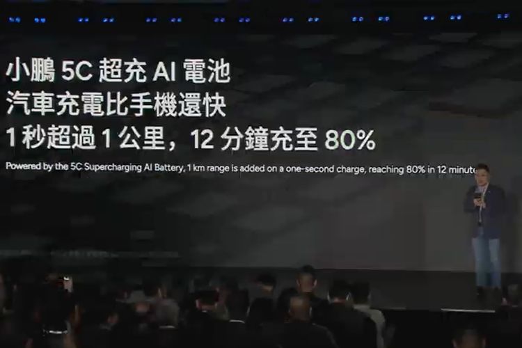 Xpeng Kenalkan Baterai Supercharging, Ngecas 80 Persen dalam 12 Menit
