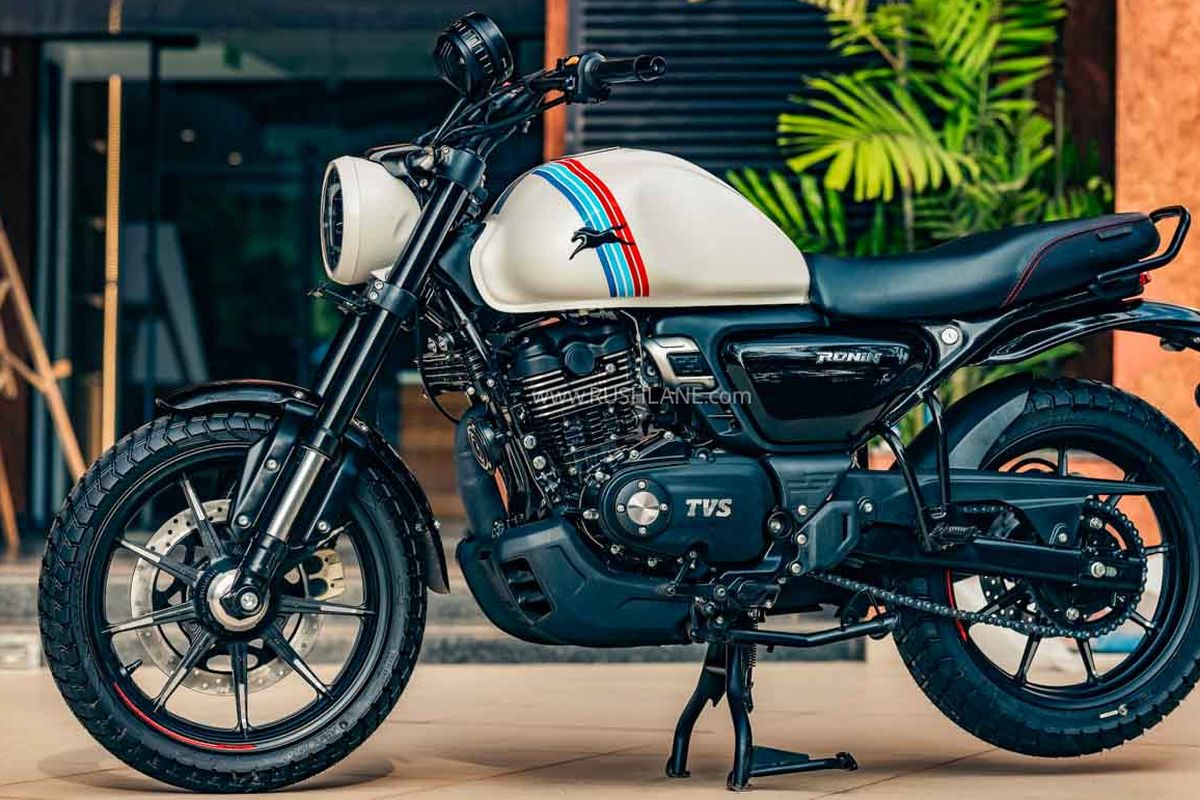 TVS Ronin Agonda: Varian Putih Lebih Stylish