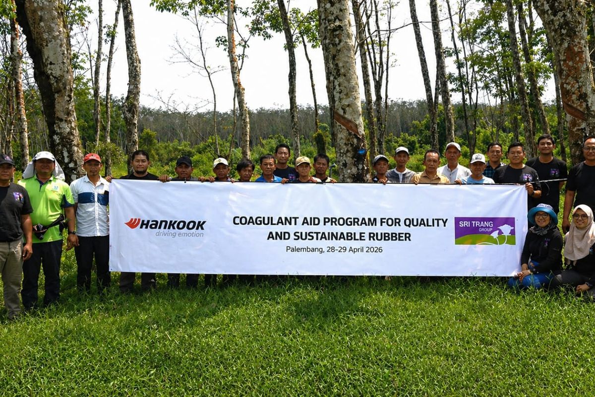 Cara Produsen Ban Ini Jaga Kualitas Karet untuk Bahan Baku