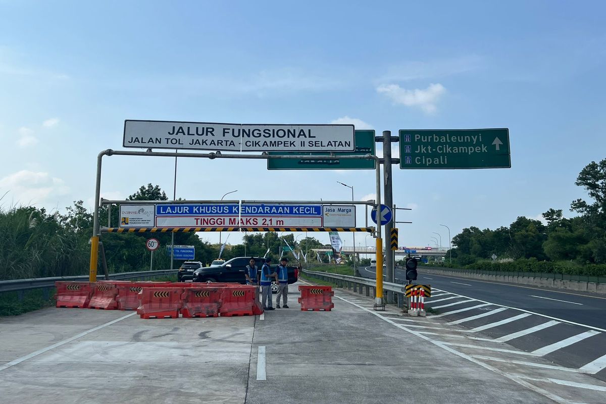 Jalur Fungsional Japek II Selatan Dibuka, Imbas Contraflow Tol Japek