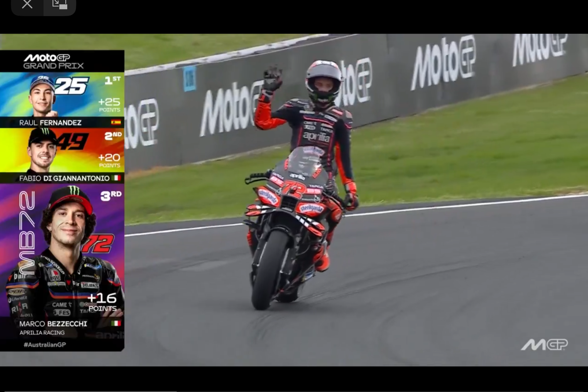 Dihukum Double Long Lap Penalty, Bezzecchi Masih Bisa Naik Podium