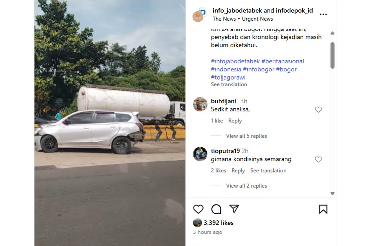 Belajar dari Kecelakaan Tol Jagorawi, Perilaku Pindah-pindah Lajur