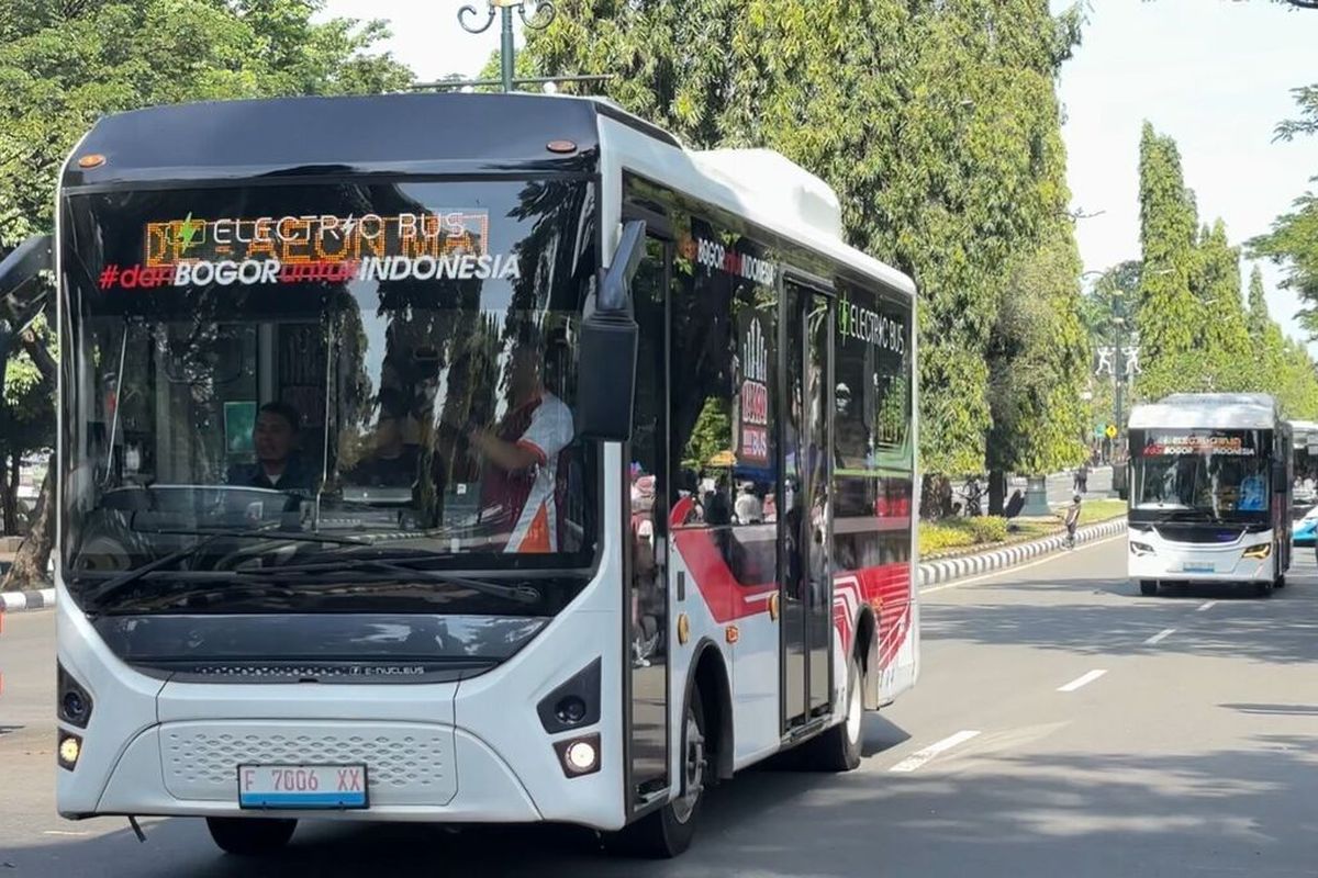 Pemkab Bogor Luncurkan Dua Unit Bus Listrik Baru, Masih Gratis