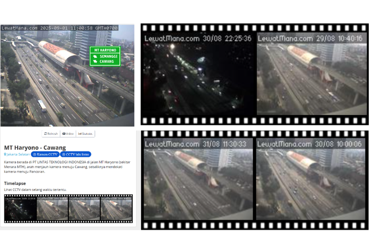 Hindari Macet Saat Demo, Ini Cara Cek CCTV Lalu Lintas Jakarta