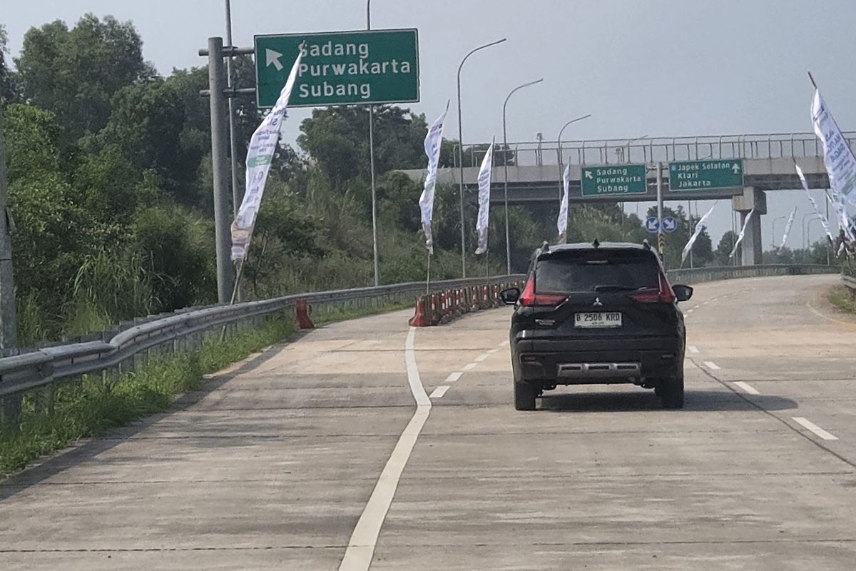 Perbedaan Tol Japek II Selatan Saat Arus Balik Lebaran 2026