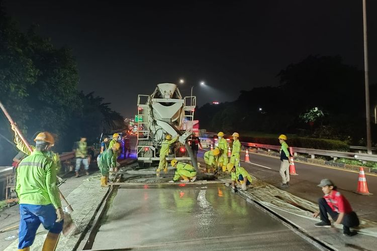 Awas Padat, Ada Pekerjaan Jalan di Tol JORR, Cek Lokasi dan Jadwalnya