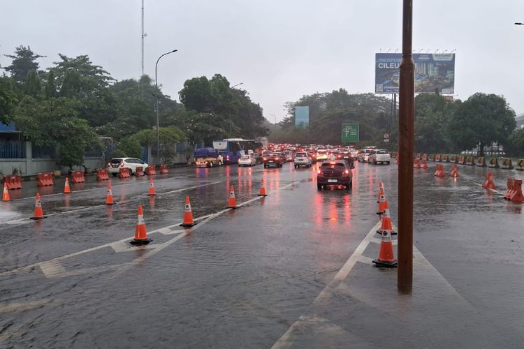 Banjir di Sekitar GT Cibubur, Jasa Marga Klarifikasi Isu Gangguan