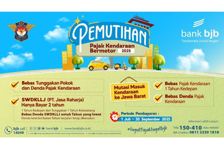 Update Tarif Resmi Pajak Progresif Kendaraan di Jawa Barat