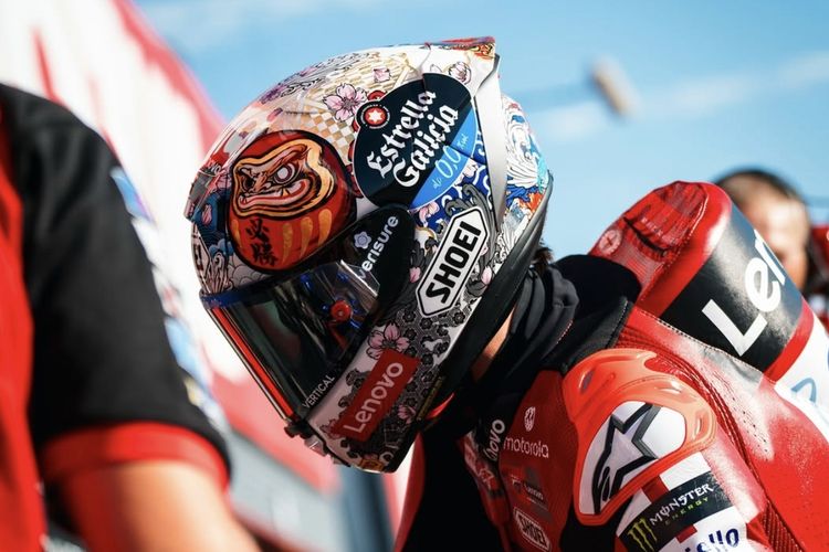 Marc Marquez Punya Banyak Helm, Ini yang Jadi Favoritnya