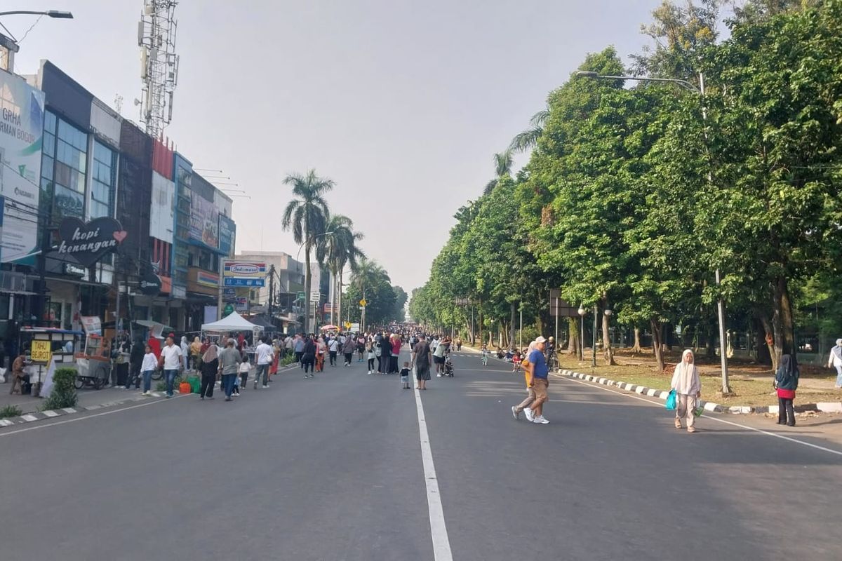 Lokasi dan Jadwal CFD Kota Bogor Hari Ini, Cek Rute Alternatifnya
