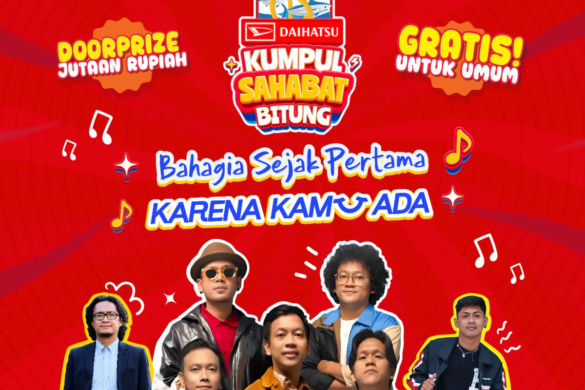 D’Masiv Siap Tutup Daihatsu Kumpul Sahabat Bitung 2025, Simak Jamnya
