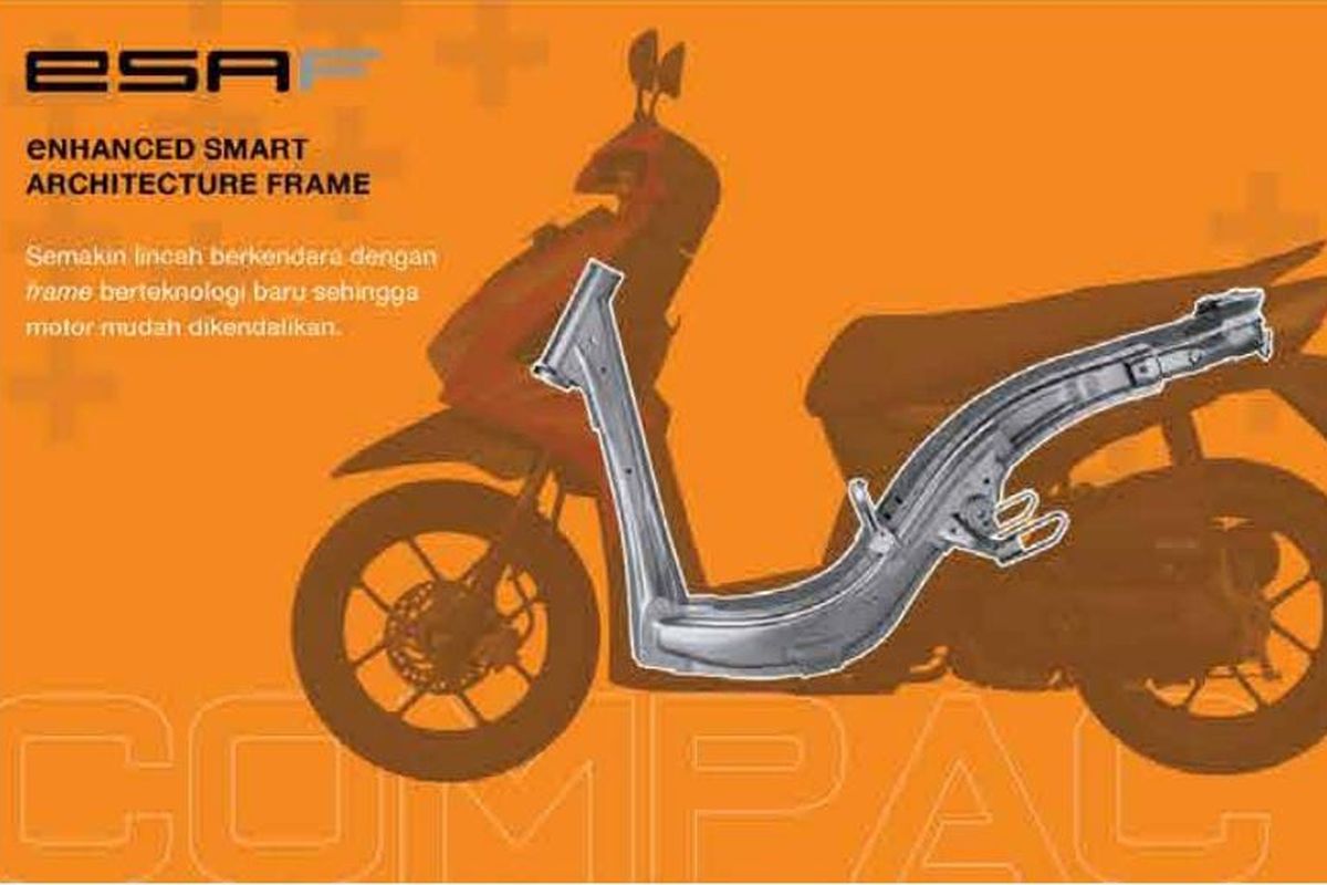 Honda, Pengendara Honda Genio Tiba-tiba Jatuh, Diduga karena Rangka Patah