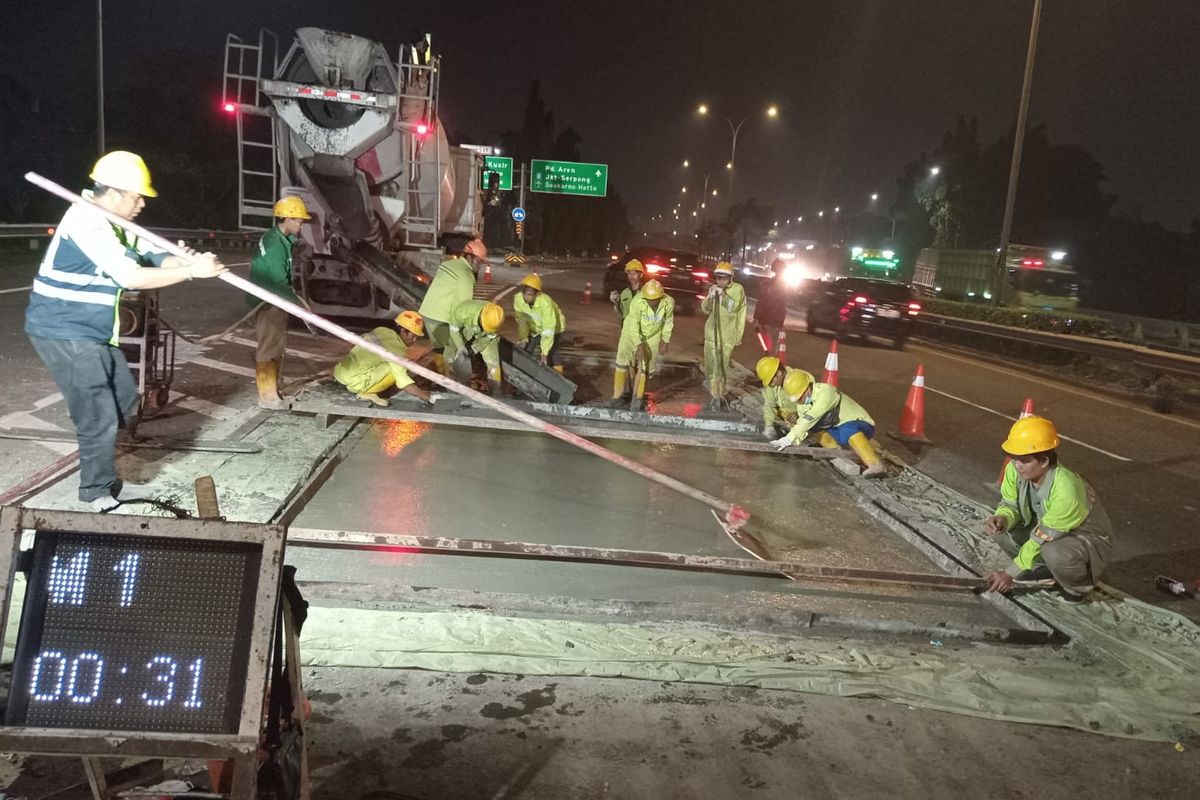 Tol JORR Macet karena Perbaikan, Ini Penjelasan Jasa Marga