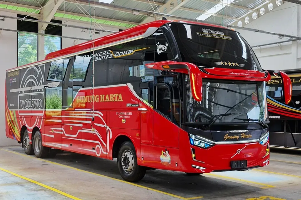 Volvo, Bus PO Gunung Harta Premiere Grand Suites, Pakai Sasis Volvo