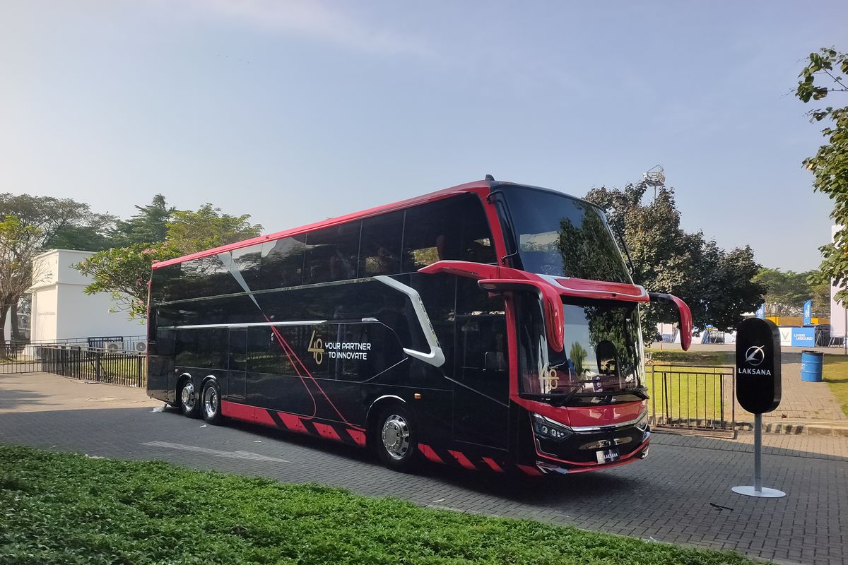 Inovasi Karoseri Laksana, Bus Tingkat Bisa Masuk ke Kapal Feri