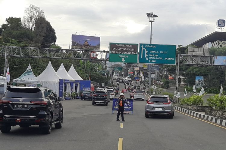 Ganjil Genap di Jalur Puncak Berlaku pada Hari Minggu Ini