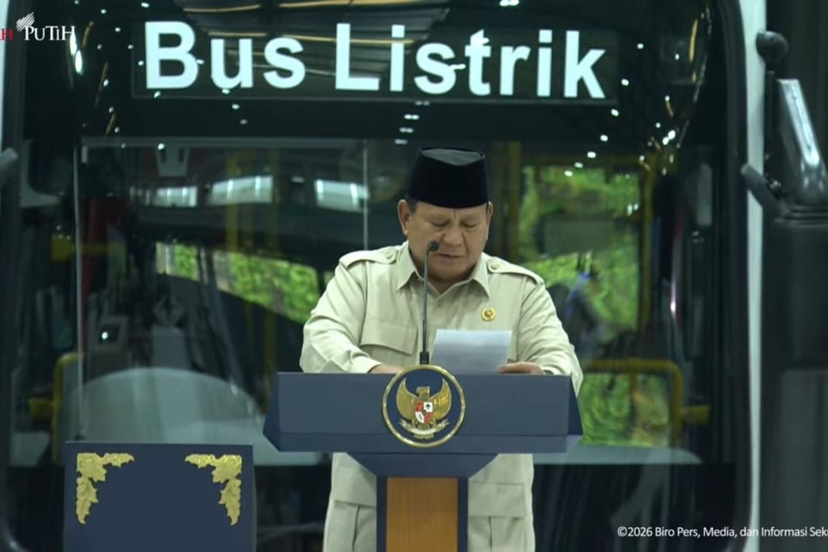 Prabowo Resmikan Pabrik VKTR Magelang, Produksi Bus &amp; Truk Listrik