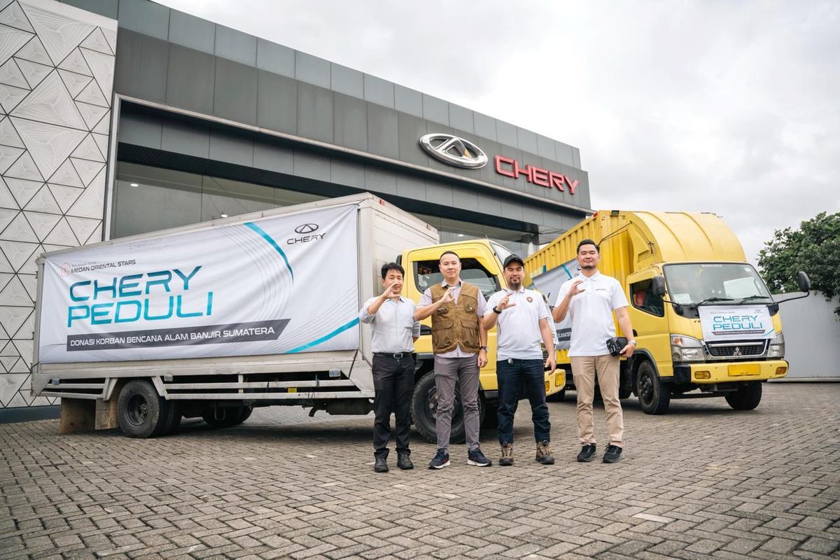 Chery Bantu Korban Banjir Medan, Hadirkan Program Flood Care