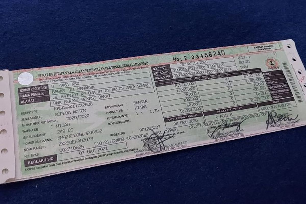 Tak Perlu Antre, Bayar Pajak Kendaraan di Jakarta Bisa via e-Samsat