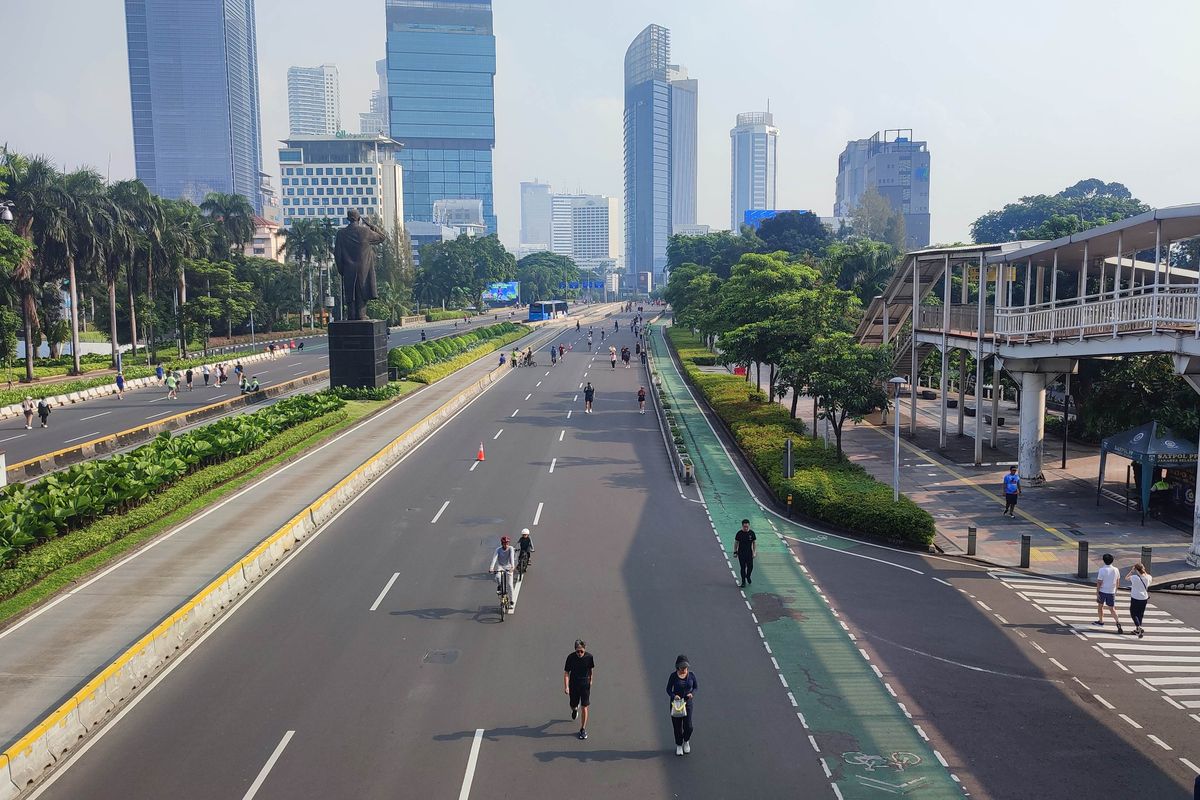 Ada Acara HUT TNI di Monas, CFD Jakarta Tetap Digelar