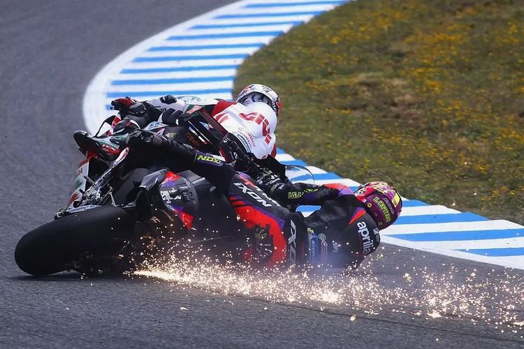 Daftar Pebalap Paling Sering Jatuh di MotoGP 2025, Marquez Masih Wajar