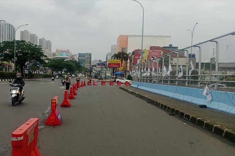 Simak Rekayasa Lalu Lintas di Exit Tol Margonda 1 pada Pagi Hari
