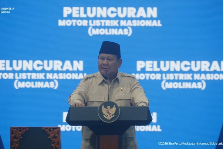 Prabowo Resmikan Motor Listrik Nasional, Bisa Beli Tanpa DP