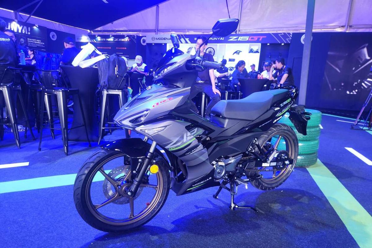 Modenas Z15GT, Motor Bebek Baru Kolaborasi dengan Kawasaki