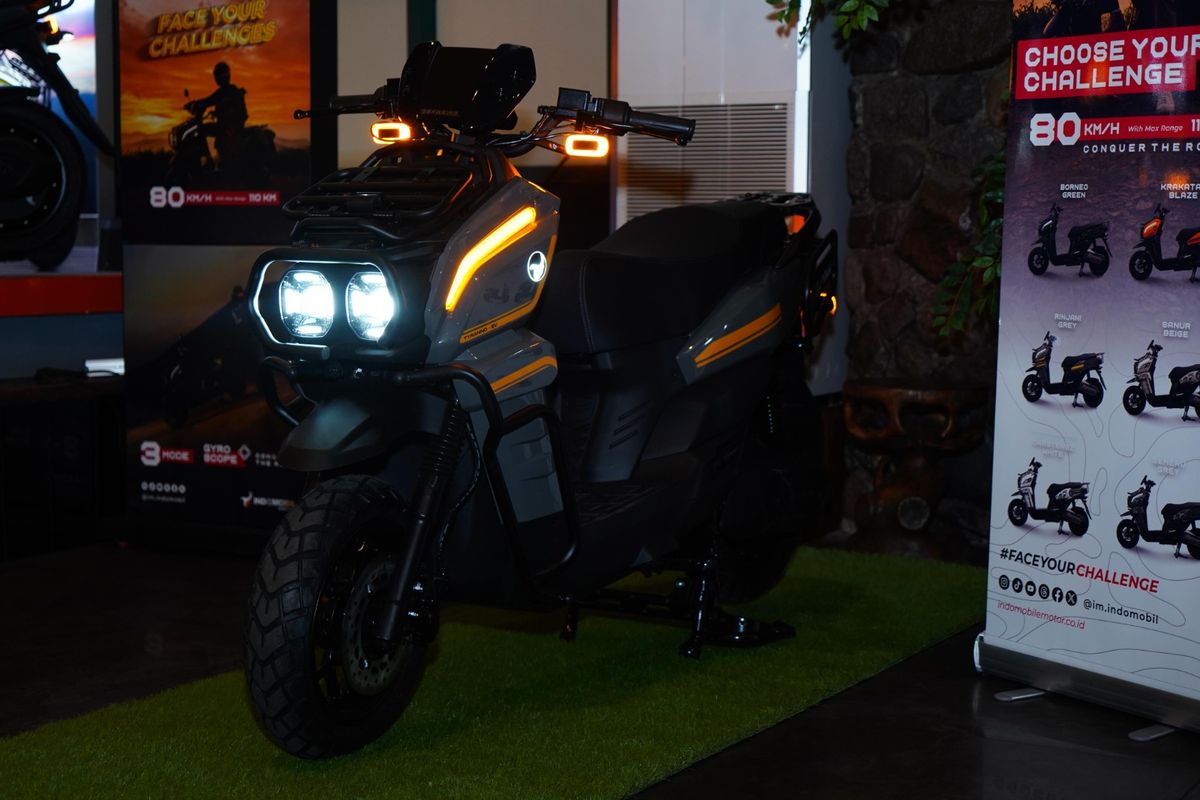 Motor Listrik Tyranno Hadir di Surabaya, Segini Harganya