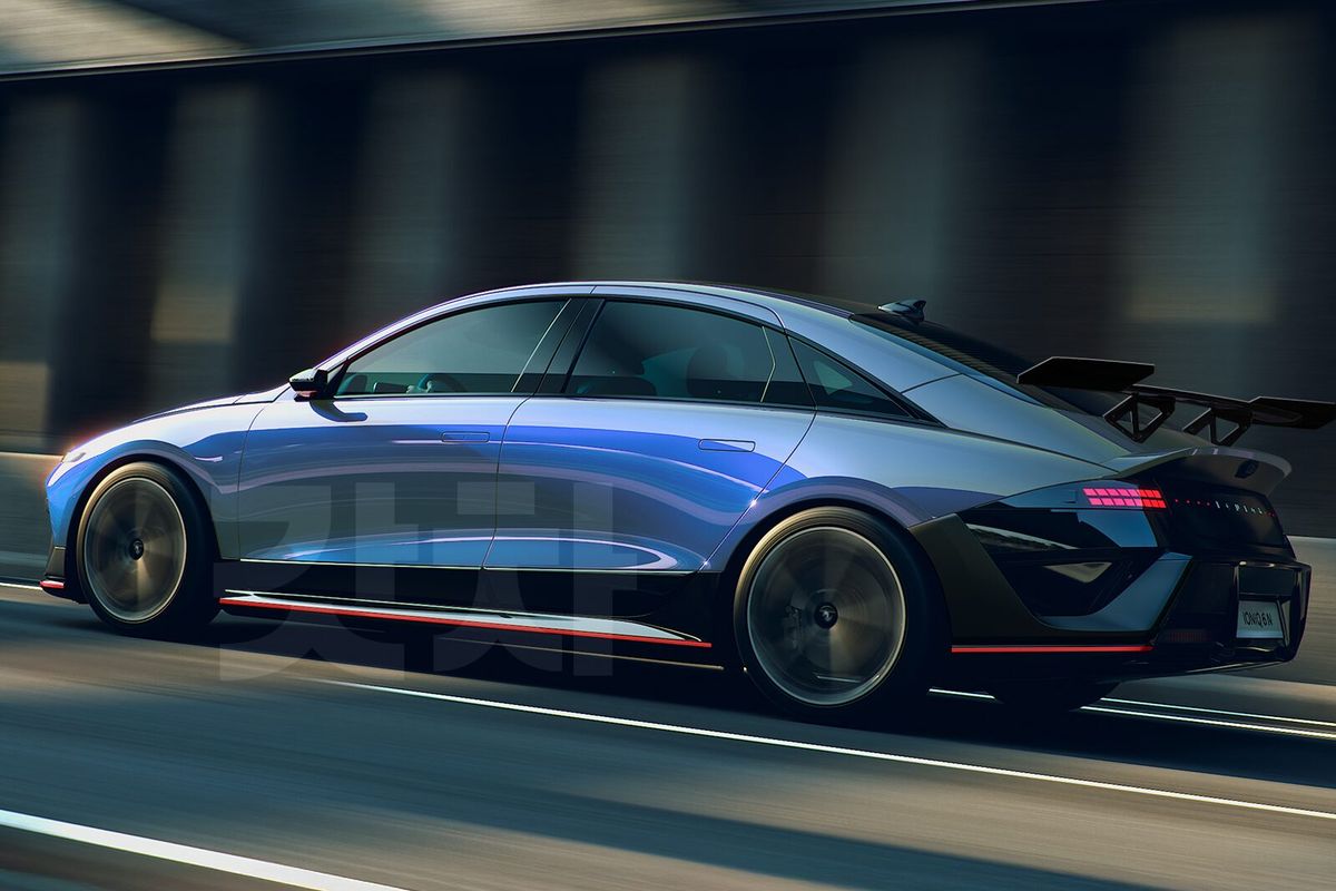 Hyundai, Hyundai Ioniq 6, Hyundai Ioniq, Ilustrasi Hyundai Ioniq 6 N yang Siap Meluncur Juli 2025