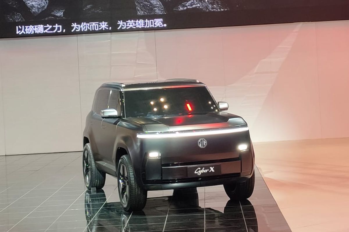 MG, MG Cyber X: SUV Listrik Terbaru Resmi Diluncurkan di Shanghai