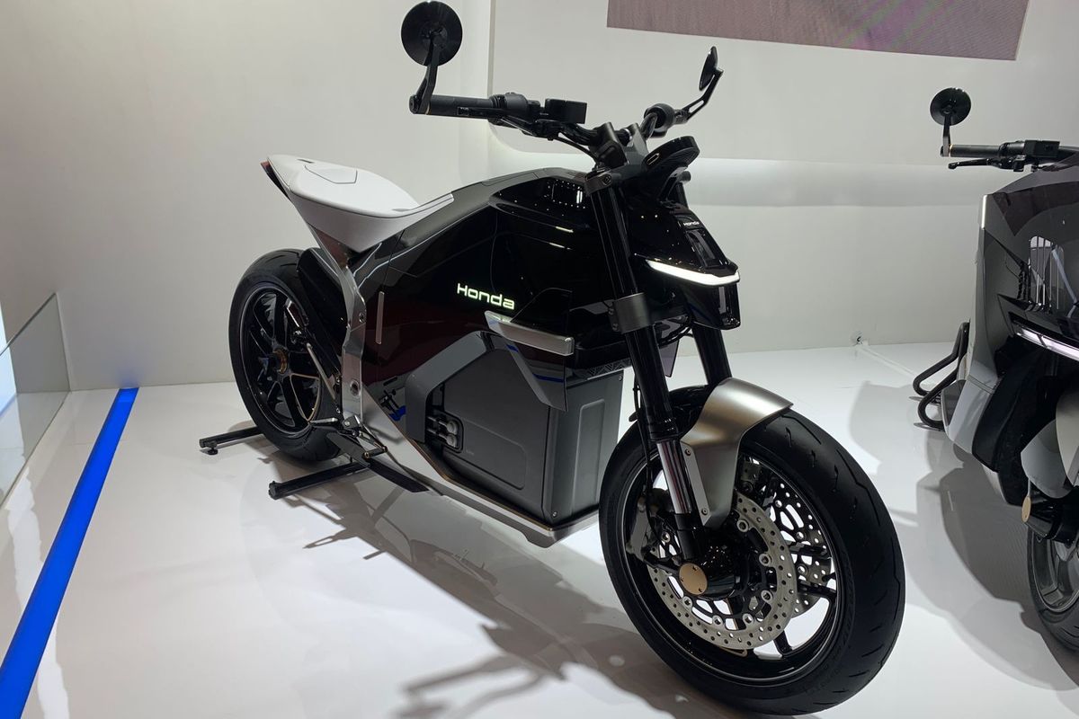 Honda, Motor Listrik Honda, Honda WN7: Motor Listrik Naked Harga Rp 290 Jutaan