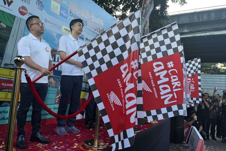 Ribuan Pengguna Motor Honda Berangkat Mudik Bareng 2026