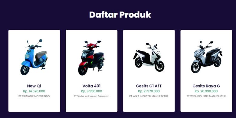 Subsidi Motor Listrik Dimulai Lagi Agustus 2025