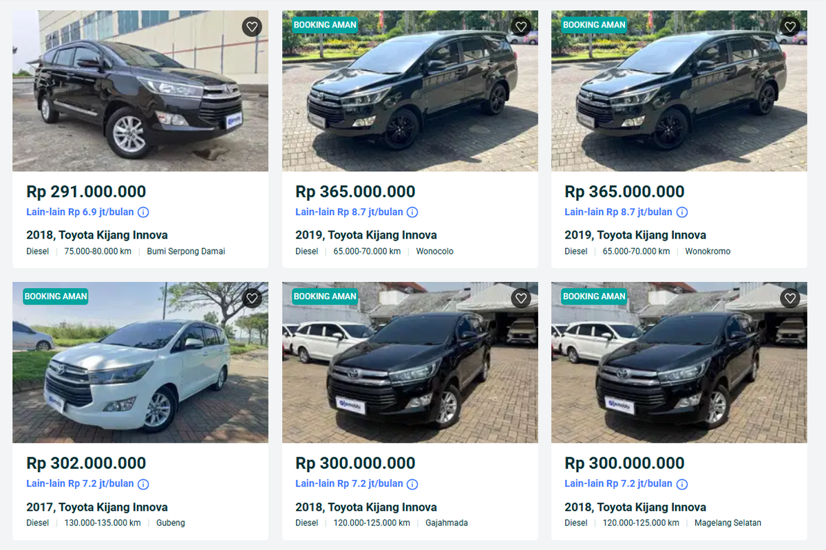 Harga Mobil Listrik Bekas Merosot, Apakah Innova Diesel Ikut Terimbas?