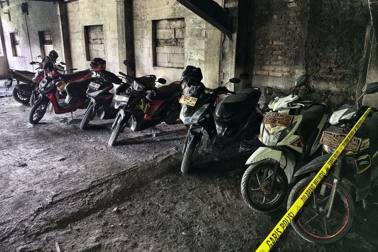 Tempat Penitipan Motor Stasiun Bogor Kebakaran, Belasan Unit Terbakar