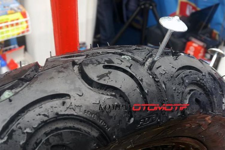 Berapa Kali Batas Ban Motor Boleh Ditambal?