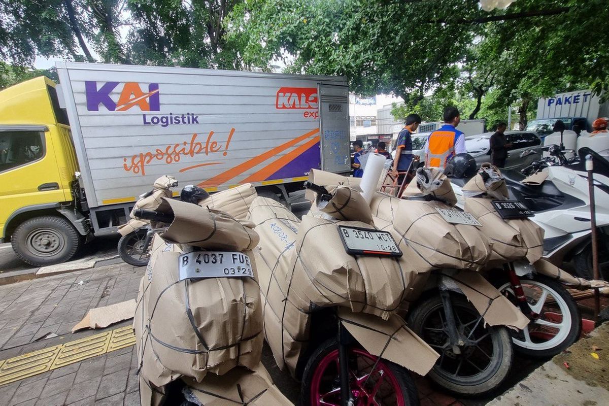 Kirim Motor Mudik Pakai Kereta? Wajib Copot Spion dan Kosongkan Tangki