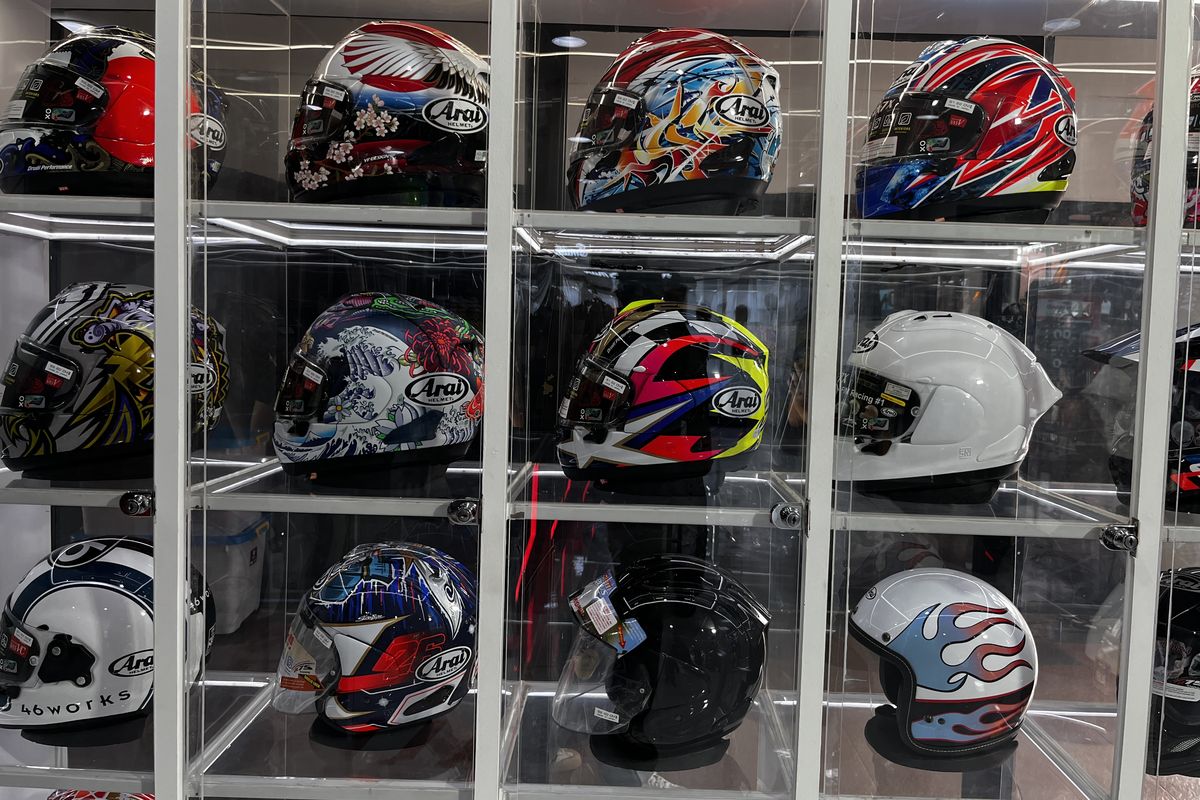 Diskon Helm Arai di IIMS 2026, Nyaris Rp 3 Juta