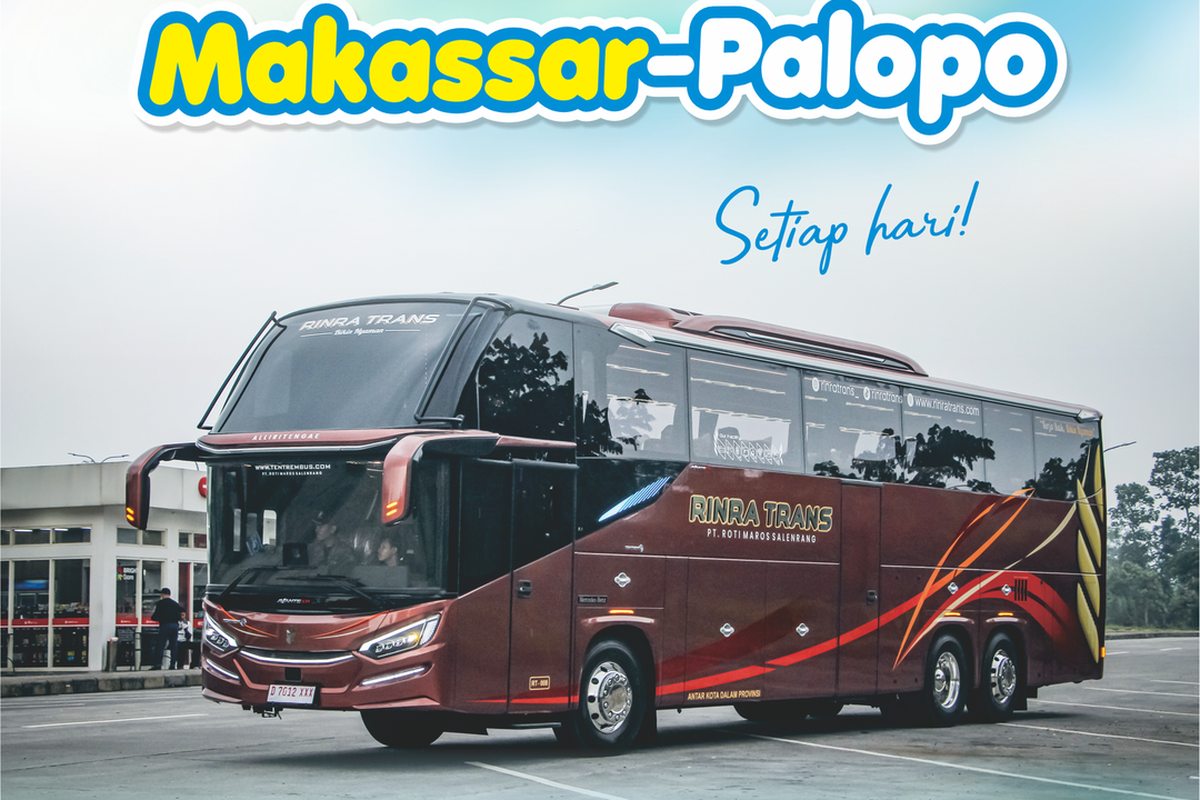 Bus Baru PO Rinra Trans, Pakai Avante D1 Rute Makassar-Palopo