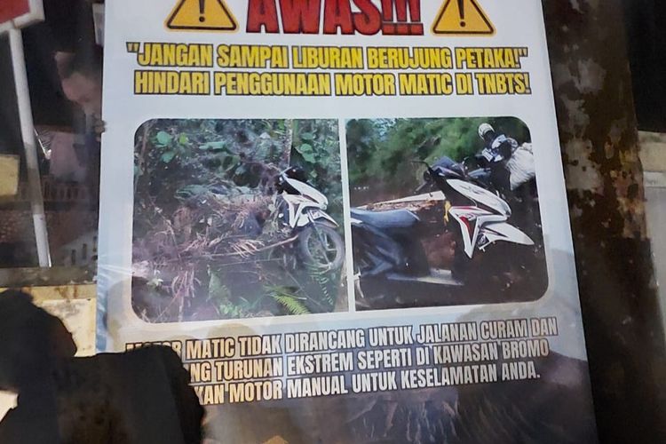 Wisatawan Pakai Motor Matik, Hindari Jalur Curam Bromo