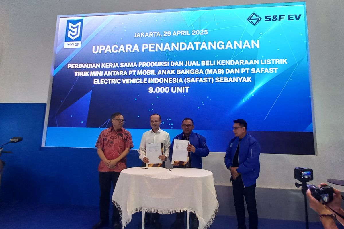 Kerjasama MAB dengan Safast, Produksi 9.000 Unit Mobil Listrik
