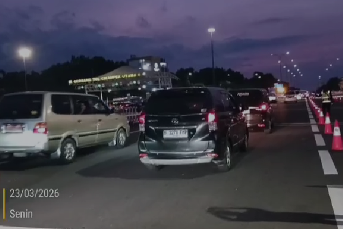 Update Arus Balik: Ada Contraflow di Km 70-36 Tol Jakarta-Cikampek