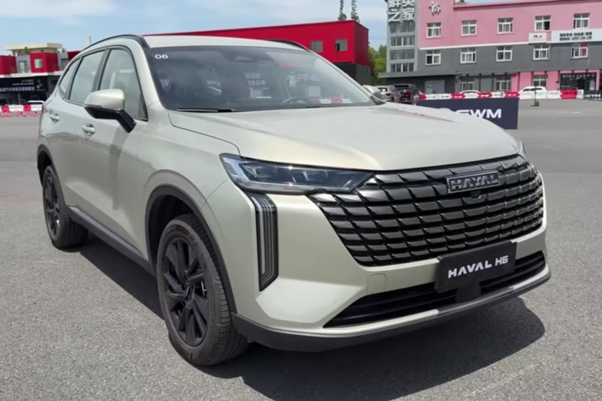 Haval, Uji Coba GWM Haval H6 Facelift di Trek Slalom Shanghai
