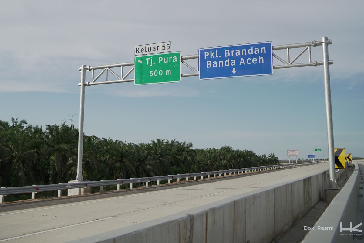 Warna Biru dan Hijau di Papan Petunjuk Tol Punya Arti Beda: Ini Penjelasannya