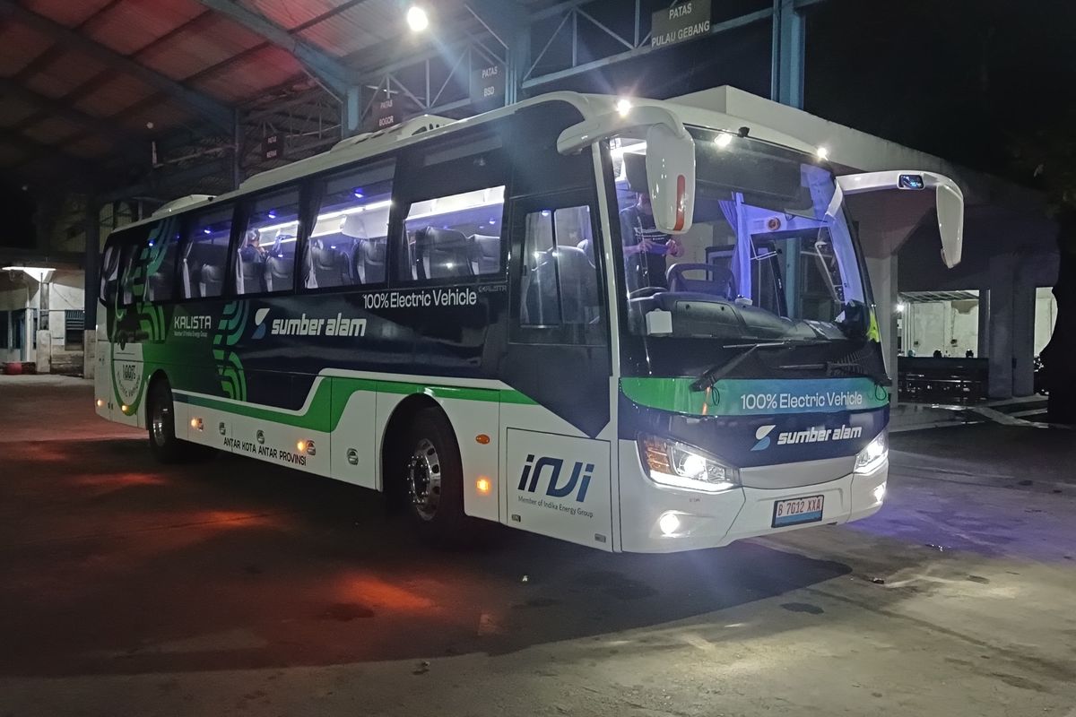 Cerita Pengemudi PO Sumber Alam Tes Bus Listrik Bekasi=Yogyakarta