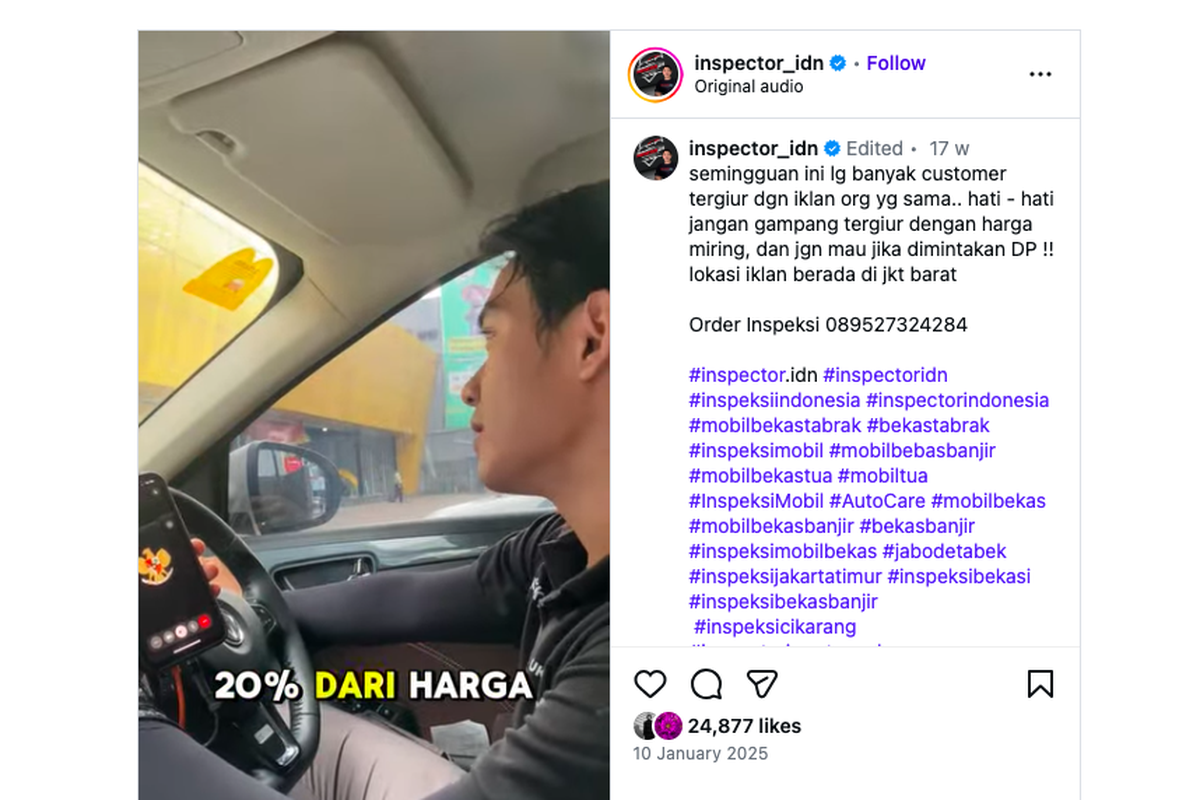 Belajar Modus Penipuan Mobil Bekas Langsung Praktisi Jasa Inspeksi
