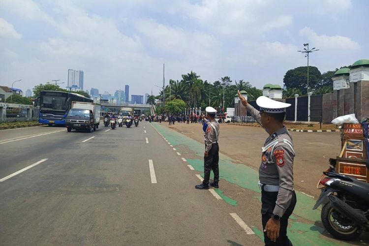 Antisipasi Demo, Polisi Imbau Pengguna Kendaraan Hindari Lokasi Ini